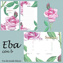 Proyecto Eba con b. Ilustração botânica projeto de Eva de Sande - 25.12.2020