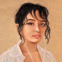 Mi Proyecto del curso: Ilustración con pastel y lápices de colores. Un progetto di Belle arti, Disegno, Disegno a matita, Disegno artistico, Disegno di ritratti e Disegno realistico di Brenda Muñoz - 26.12.2020