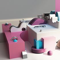 Mi Proyecto del curso: Composiciones abstractas con Cinema 4D. 3D projeto de Tamara Sepulveda - 26.12.2020