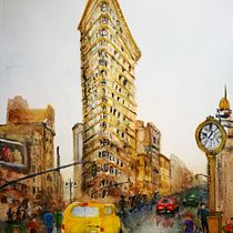 Fuller Building en acuarela . % porrua_rocio tarafından hazırlanan Sulubo, Ve a Resim projesi - 12.26.2020