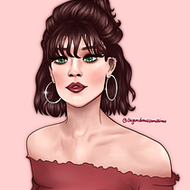 My project in Female Character Portraits in Procreate course. Digital Illustration project by Gizem Kilinc - 12.26.2020