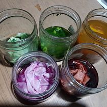 My experiments with tropical plant dyes.  projeto de Sarvarakshani Thambaiah - 26.12.2020