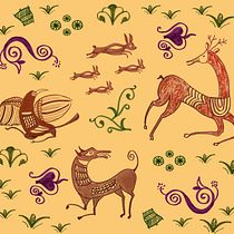 CERÁMICA IBÉRICA INSPIRACIÓN (Diseño_composición_patterns_textiles) . Desenho, Design, e Design de acessórios projeto de camaramj - 26.12.2020