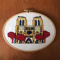 My project in Upcycling with Embroidery course. Embroider project by Melike Güney - 02.14.2021