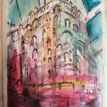 My project in Architectural Sketching with Watercolor and Ink course. Animação 2D projeto de mzupone - 29.12.2020