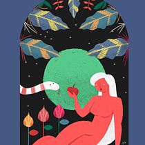 Meu projeto do curso: Ilustração flat com Photoshop. Graphic Design, and Traditional illustration project by Charles - 12.26.2020