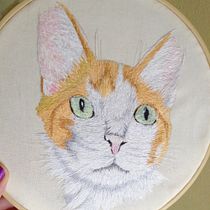 Mi Proyecto del curso: Needle painting para principiantes. Embroider project by Romina Svedov - 12.26.2020