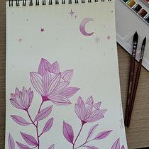 Camille's project in Modern Watercolor Techniques course. Watercolor Painting project by Camille Leung - 12.27.2020