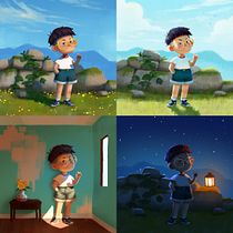 My project in Lighting Principles for Digital Painting course. Digital Illustration project by htrhiep_cg - 12.27.2020