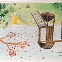 Meu projeto do curso: Ilustração em aquarela com influência japonesa. Traditional illustration, Drawing, and Watercolor Painting project by Nicoly Targino - 12.27.2020