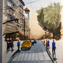 Mi Proyecto del curso: Paisajes urbanos en acuarela . % roloqf tarafından hazırlanan Sulubo, Ve a Resim projesi - 12.27.2020