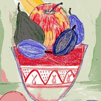 My project in Illustrating Nature: A Creative Exploration course. Traditional illustration project by Marina - 12.27.2020