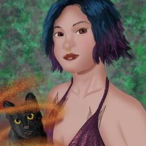 Mi Proyecto del curso: Retratos digitales de fantasía con Photoshop. Traditional illustration project by Sofia Ochoa - 11.28.2020