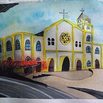  PARROQUIA SAN JOSE DE TUNUMA. Architecture, and Watercolor Painting project by Jeyson Criado Tarazona - 03.01.2021