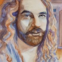 Mi Proyecto del curso: Retrato artístico en acuarela. Portrait Drawing, and Watercolor Painting project by Valentina Garcia - 12.28.2020