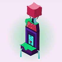 Isometric dungeon of nowhere.. Ilustração digital projeto de Rodolfo Hernandez - 28.12.2020
