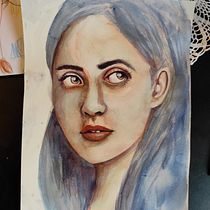 My project in Artistic Portrait with Watercolors course. Watercolor Painting project by adrijana_lucev - 12.28.2020