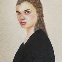 My project in Watercolor Portrait from a Photo course. Watercolor Painting project by lasirvent - 12.30.2020