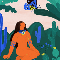My project in Flat Illustration with Photoshop course. Traditional illustration project by livmealone - 12.28.2020