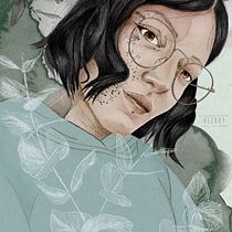 Mi Proyecto, autorretrato ilustrado.  projeto de Eva de Diego - 28.12.2020