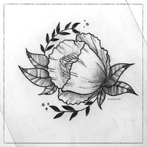 Mi primer tatuaje en piel falsa. Drawing, Tattoo Design, and Traditional illustration project by Marina Labella - 12.28.2020