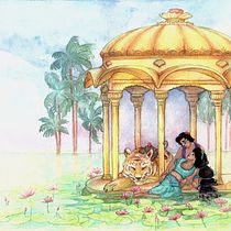 Mein Kursprojekt: Aquarellillustration mit japanischen Einflüssen. Un projet de Aquarelle , et Peinture de Yvonne Matern - 28.12.2020