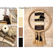 Mi Proyecto del curso: Introducción al tramado textil. Een project van Craft van Gabriela D'Odorico - 29.12.2020