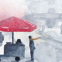My project in Introduction to Children’s Illustration course. Watercolor Painting project by Aurélie Weinling - 12.28.2020