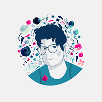Meu projeto do curso: Retrato ilustrado com elementos botânicos. Un progetto di Illustrazione tradizionale di Francisco Eduardo Lopes Lemes - 28.12.2020