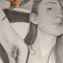 Mi Proyecto del curso: Retrato realista con lápiz de grafito. Fine Arts, Pencil Drawing, and Portrait Drawing project by Karin Haltenhof - 12.29.2020