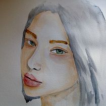 Mi Proyecto del curso: Retrato en acuarela a partir de una fotografía. Portrait Drawing project by Fernanda Echegoyen - 12.29.2020