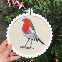 Mi Proyecto del curso: Pintar con hilo: técnicas de ilustración textil. Embroider project by Johanna Contreras Avalos - 12.29.2020
