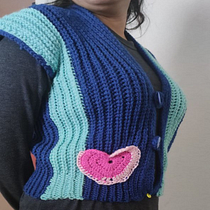 Mi Proyecto del curso: Crochet: crea prendas con una sola aguja. Tecido projeto de Lupita Herrera - 29.12.2020