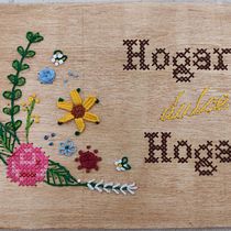 Mi Proyecto del curso: Bordado sobre madera. Embroider project by Fernando Moreno Corcobado - 01.12.2021