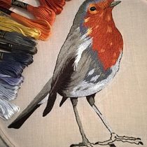 Mi Proyecto del curso: Pintar con hilo: técnicas de ilustración textil. Embroider project by vanem - 12.30.2020
