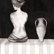 My project in Introduction to Illustration with India Ink course. Ilustração com tinta projeto de pondery - 30.12.2020