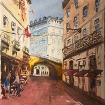 My project in Architectural Illustration with Watercolor course. Un projet de Aquarelle de leilakalti - 30.12.2020