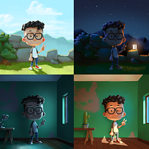 My project in Lighting Principles for Digital Painting course. Un proyecto de Diseño de personajes, Ilustración tradicional e Ilustración digital de Luiz Junior - 30.12.2020