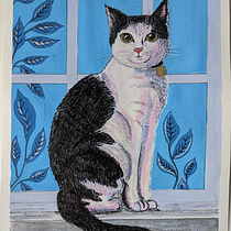 My project in Creative Drawing with Ink and Gouache course. Un projet de Peinture gouache de Andra Dinu - 30.12.2020
