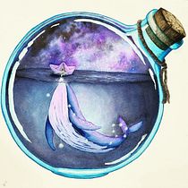 My project in Watercolor Techniques for Dreamlike Illustrations course. Traditional illustration, Watercolor Painting, and Painting project by cristina.pantaleone - 12.30.2020