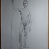 Mi Proyecto del curso: Dibujo realista de la figura humana Dibujo de Peter.. Self-Portrait Photograph project by Carlos Alberto Trujillo Ramirez - 12.31.2020