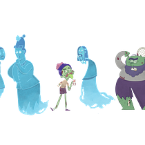 My project in Illustrated Characters Factory course. Character Design, Traditional illustration, Digital Illustration, Children's Illustration, and Narrative project by srutimenon - 12.25.2020