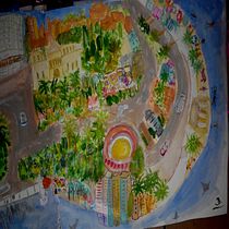 Mi Proyecto del curso: "MI MALAGA". Traditional illustration project by Blanca Bosque - 02.10.2021
