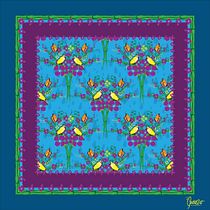 Oriental Forest. Pattern Design projeto de Gillian Bilda - 31.12.2020