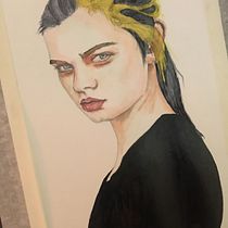 Mi Proyecto del curso: Retrato en acuarela a partir de una fotografía. Portrait Drawing, and Watercolor Painting project by María José Barra Catalán - 12.31.2020