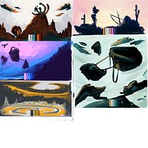 Mi Proyecto del curso: Concept Art: introducción al diseño de escenarios. Un projet de Illustration traditionnelle et Illustration numérique de Andrea Sosa - 31.12.2020