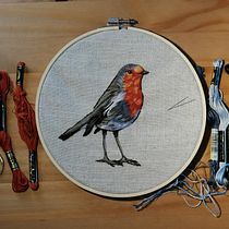 Mi Proyecto del curso: Pintar con hilo: técnicas de ilustración textil. Embroider project by Litchi Alucinógeno - 12.31.2020