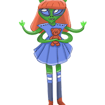 Personajes del espacio . Character Design project by Angélica Flores - 12.31.2020