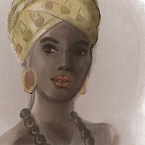 Mi Proyecto del curso: Pinceles y pixeles: introducción a la pintura digital en Photoshop. Projekt z dziedziny Portret, Ilustracja c i frowa użytkownika Nicté Kono - 24.02.2021