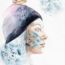 My project in Illustrated Portrait in Watercolor course. Projekt z dziedziny Portret i Malowanie akwarelą użytkownika n0n - 01.01.2021